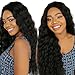 Nadula Brazilian Loose Wave 3 Bundles With Closure 8A 100% Brazilian Remy Virgin Human Hair Bundles Weave Natural Color (16 with 18 20 22)