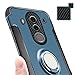 Mate 10 Pro Case, Mingwei [with 360 ° Kickstand] Rotating Ring Case [Dual Shockproof] Protection Cover Compatible with [Magnetic Car Mount] for Huawei Mate 10 Pro (Mate 10 Pro, Blue)