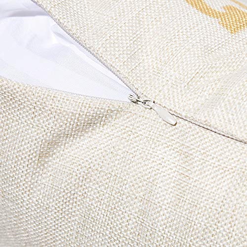 Tarolo Set of 4 Linen Throw Pillow Cover Case Summer Coastal Nautical Theme Red Anchor Sailboat Compass Waves Decorative…