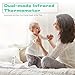 Digital Infrared Thermometer, ElekBest Forehead and Ear Thermometer with Fast Accurate Instant Reading Fever Alarm Medical Thermometer for Room Temperature Baby Kids and Adults