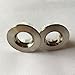 ELITE Bathroom Ceramic Vessel Sink Brushed Nickel Finish Solid Brass Overflow Cap Insert in Hole Round Cap 2 Pack
