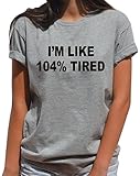 BLACKOO Teen Girl Funny T Shirts Women Cute Tops Junior Graphic Tee Grey XX-Large