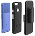 Encased Google Pixel Belt Clip Case, DuraCLIP [Secure-fit] Holster w/Slim Cover (Smooth Black)