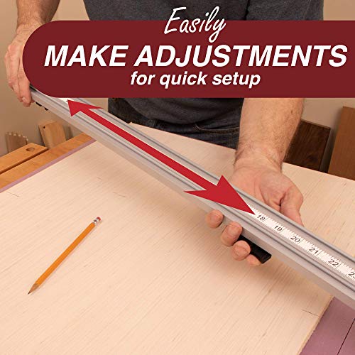 image for Peachtree Woodworking Supply ProGrip Straight Edge Clamp Ideal for Cut