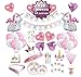 Unicorn Party Supplies set - 238 PCS - 18 Serves | Unicorn Decoration | Tableware | Favors | Balloons | Free Bonus