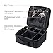 TWING Travel Makeup Case,Samtour- Professional Cosmetic Makeup Bag Organizer,Accessories Case, Tools case (Black)