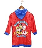 Nickelodeon Boys Paw Patrol Red and Blue Rain Slicker - Toddler 6-7 Large