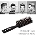 SiHong Vent Brush Anti Static Boar Bristles Vented Brush For Men & Woman,Vented Brush Best For Blow Drying & Styling - Black