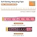 2 Pack Tape Measure Measuring Tape for Body Fabric Sewing Tailor Cloth Knitting Craft Measurements, 60-Inch Soft Fashion Pink & Retractable Black Tape Measure Body Measuring Tape Set, Dual Sided