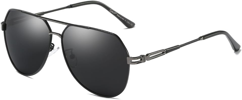 Cyxus Cateye Sunglasses for Women Polarized UV Protection Retro Round Shades