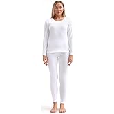 PISIQI Thermal Underwear Women Ultra-Soft Long Johns Set Base Layer Skiing Winter Warm Top & Bottom