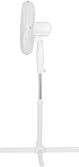 Igenix DF1655 16 Inch Pedestal Fan Quiet 3-Speed Oscillating Stand Fan 40W White view 3