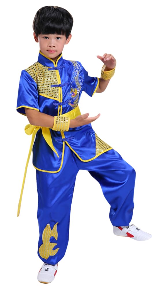 Boys Girls Kung Fu Master Tai Chi Dragon Chinese