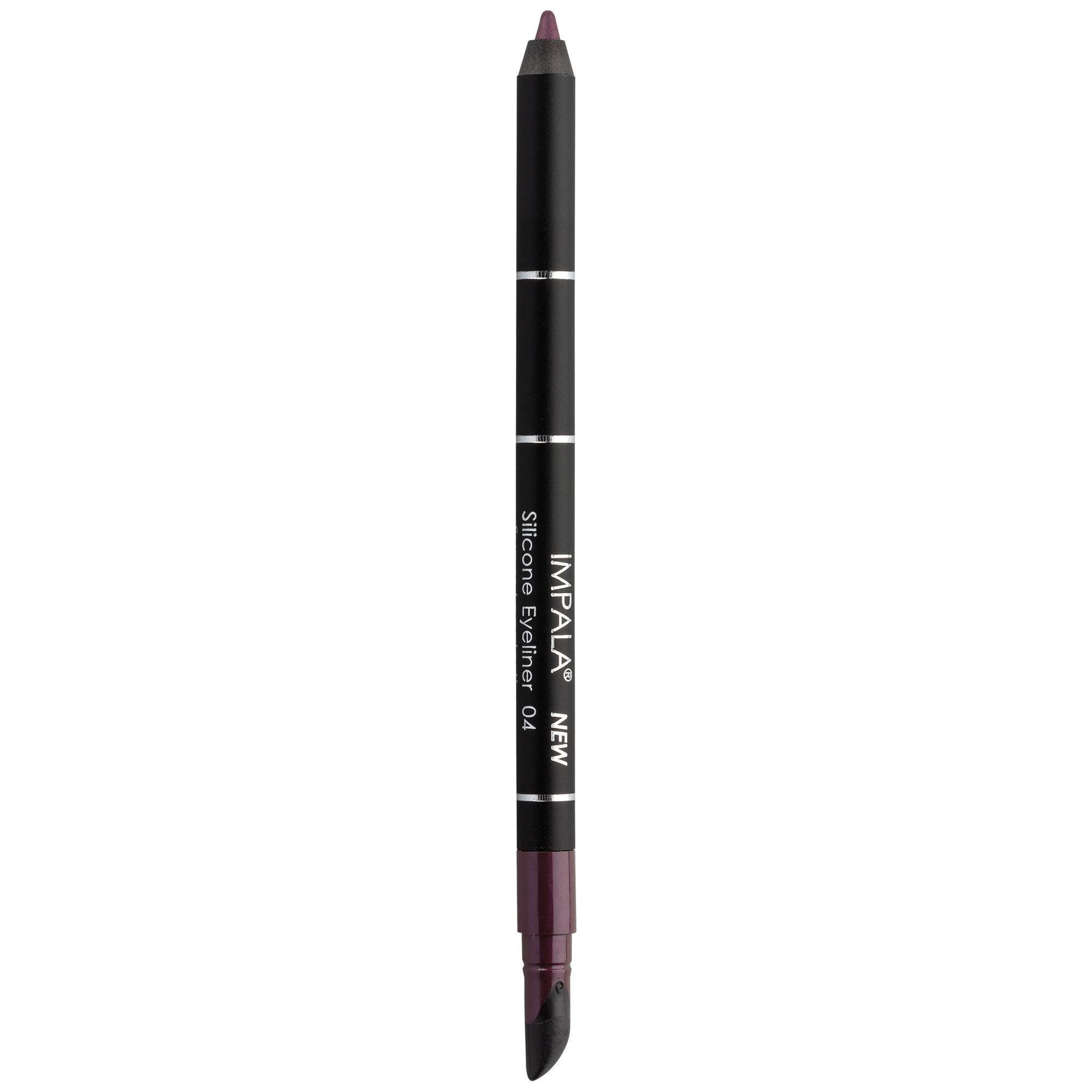 IMPALA | Waterproof Eyeliner with Silicone, Purple Color No. 04 | Defined Line or Smudged Effect | Easy-to-Apply Creamy Texture | Intense, Long-Lasting, and Water-Resistant Color