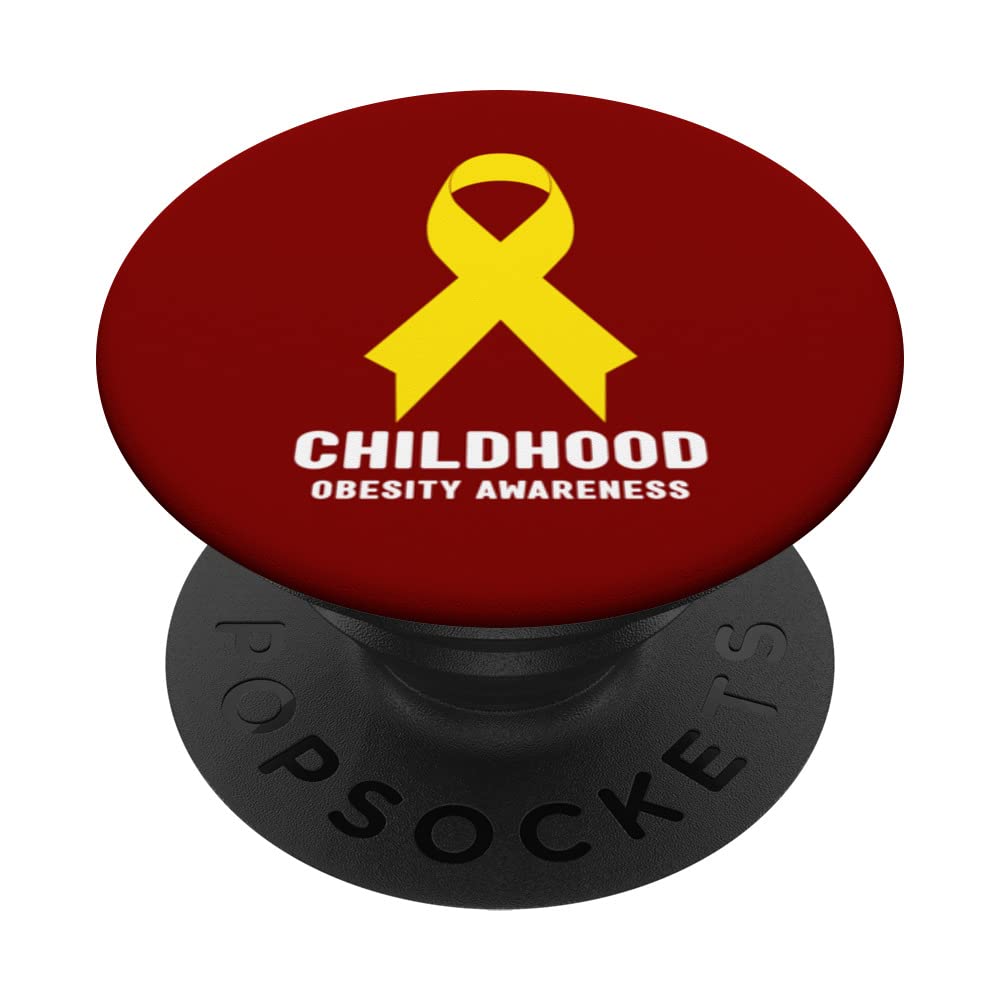 Childhood Obesity Awareness - Childhood obesity Awareness PopSockets Swappable PopGrip