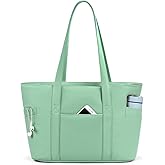 CTWWFS Tote Bag for Women, Travel Essentials Large Tote Bag with Zipper, Top Handle Handbag for Travel, Work