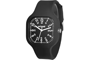 origset Women Watch Square 24 Hour 3-Hand Easy to Read Time for Nurse Medical Students Teachers Doctors Colorful Water Proof