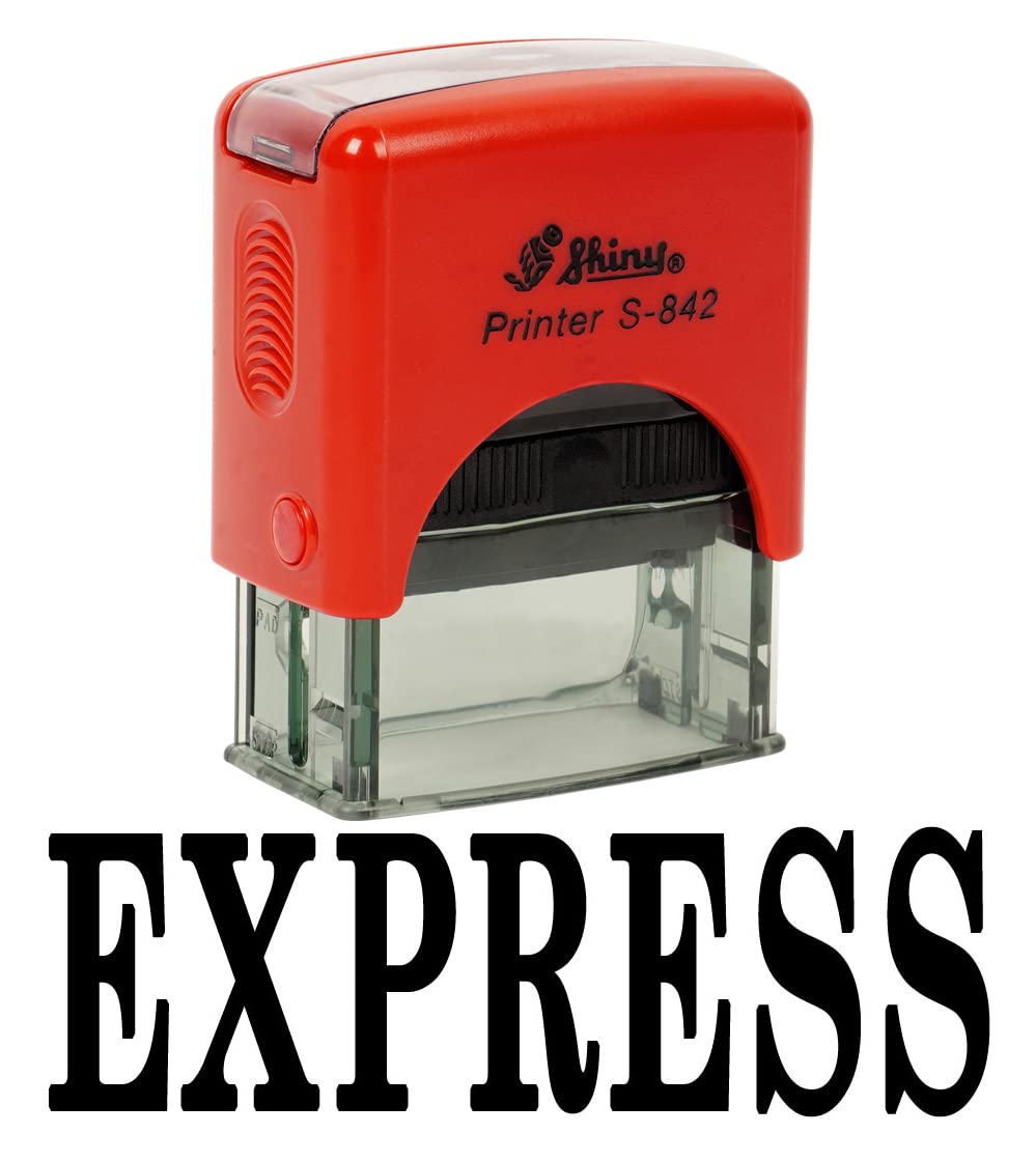 Express Self Inking Rubber Stamp Custom Shiny Office Stationary Stamp