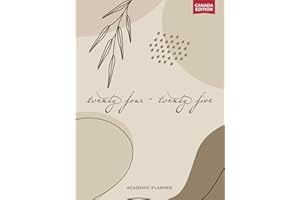 Academic Planner 2024-2025 | Canada Edition | Boho: July - June Weekly and Monthly Calendar | Canadian Holidays & Moon Phases