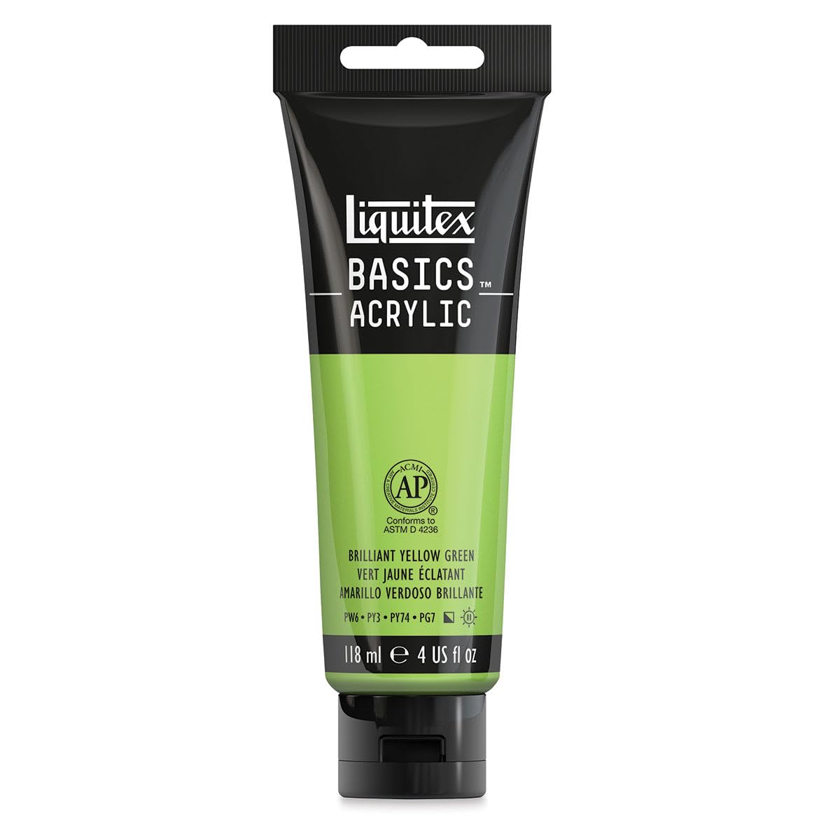 Liquitex Basics Acrylic, 118 ml Tube - Yellow Gree Brilliant — image 1