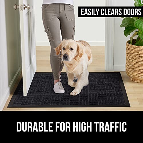 Gorilla Grip Waterproof AllSeason WeatherMax Doormat, Durable Natural