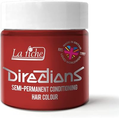 La Riche Directions Poppy Red Semi-Permanent Hair Color 100ml Tub