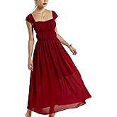 SIXDO Woven Flared Dress for Women 2025, Elegant Wardrobe Essential for Work and Seasonal Events