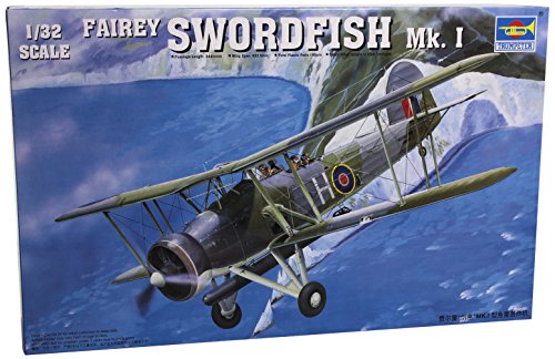 Trumpeter 1/32 Fairey Swordfish MK II WWII Biplane Model Kit