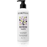 DORPANG Refresh Shampoo for Oily Hair and Dandruff, Boost Looking-Hair Volume, 355ml (12 fl oz) Oil Control Shampoo for All Hair Types, Paraben, Silicone & Sulfate Free