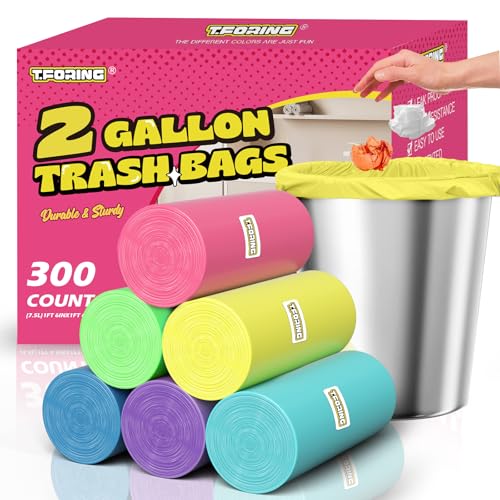 T.foring Small 2 Gallon Trash Bags Unscented