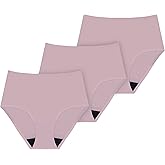 AIRCUTE Washable Urinary Incontinence Underwear for Women Absorbent Seamless High Waist Leak Protective Panty 3 Pack
