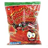 BENY LOCOCHAS REVOLCADAS WATERMELON FLAVOR CHILI COATED HARD CANDY 1LB 3.37OZ. 55 COUNT BAG