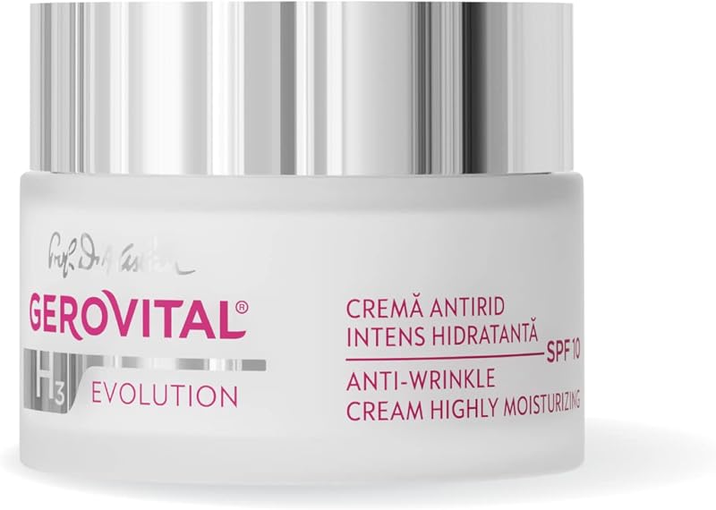 Gerovital H3 Evolution Anti-Wrinkle Face Cream SPF 10 Dry Mature Skin 50ml