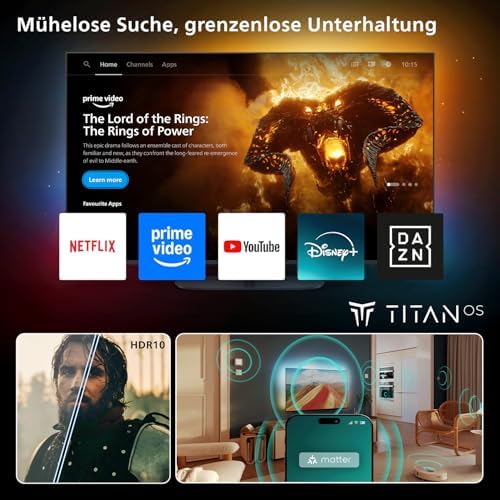 Ambilight TV 40PQS6901/12 40 Zoll FHD QLED Smart-TV