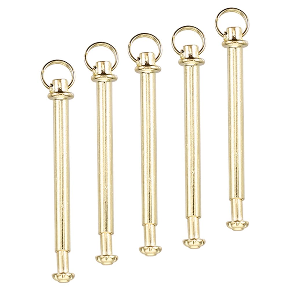 ABOOFAN Folding Hand Fan Shaft Rivets Repair Kits, 5 Sets Handheld Fan Shaft Replacement Fastener for Handmade Fans Bamboo Paper Fans Cloth Fan Accessories