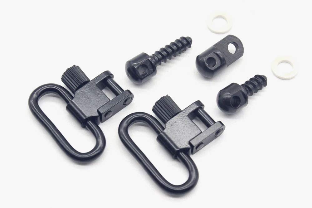 TriRock Hunting Accessories Auto, Single Shot Ruger 10/22 Carbines Sling Mounting Kit Ruger 115 1.0'' Rifle Sling Mount Adapter Studs & Swivels S-4612