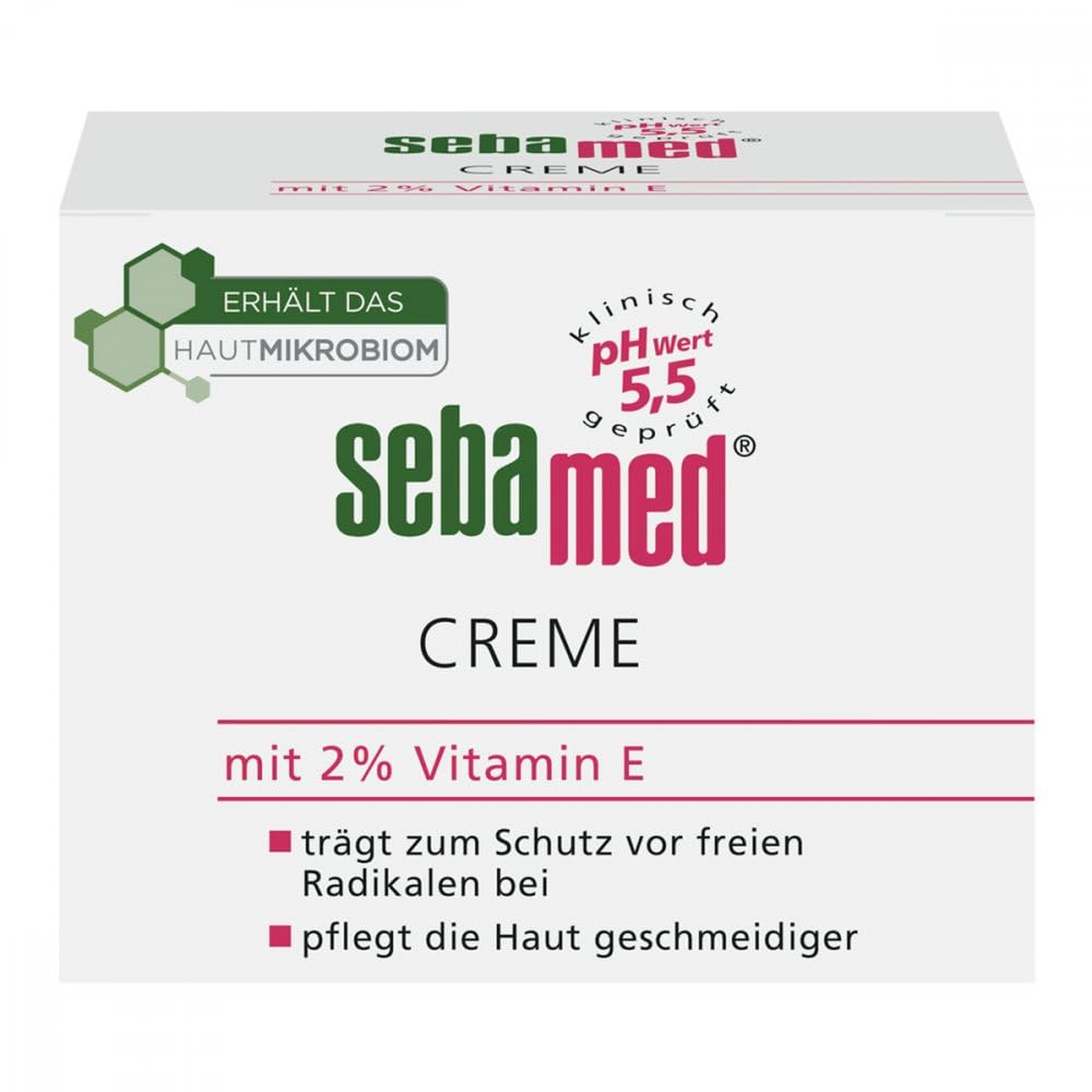 Sebamed Face Cream Vitamin E Moisturizer Facial Care Helps Skin Retain Moisture Protection Against UV Radiation and Premature Aging for Men and Women