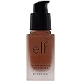 e.l.f. Flawless Satin Foundation, Lightweight & Medium Coverage, Semi-Matte Finish, Vegan & Cruelty-Free, Truffle, 0.68 Fl Oz (20mL)