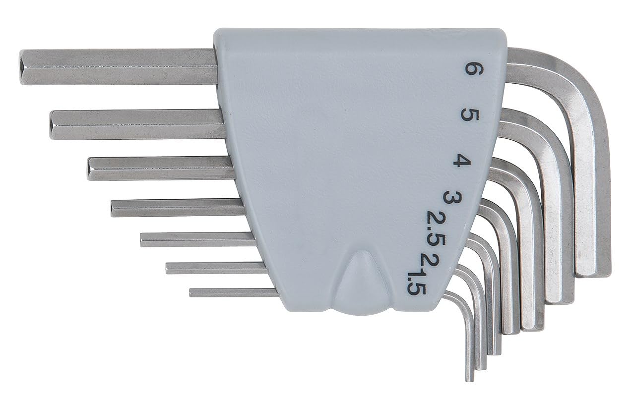 KS Tools 964.0315 Stainless Steel Hexagonal Allen Key Set 7-Piece