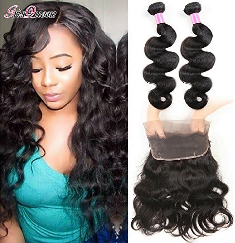 360 Lace Frontal Closure With Bundles 360 Lace Frontal With Baby Hair Peruvian Body Wave With Pre Plucked 360 Lace Closure