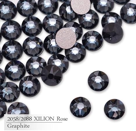 Amazon 全122色 スワロフスキー ラインストーン 小分け 100粒 レギュラーカラー3 ネイル デコ レジンに Ss16 60粒 グラファイト Swarovski ラインストーン 通販