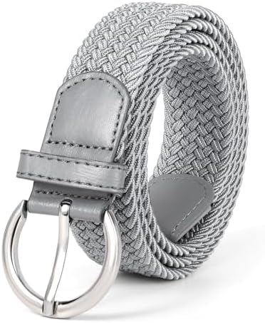 Adjustable Vegan Leather Braided Belt, Women\'s Casual Accessory, No-Holes Design Braided Leather Belt No Holes | Athison Made in Italy  main image 4