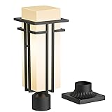 Yoenecea Outdoor Post Light Fixture - Aluminum Lamp