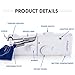 Sewing Machine, Portable Mini Handheld Sewing Machine, Quick Stitch Tool for Self, Designed Handkerchiefs, Aprons, Pillowcases - White