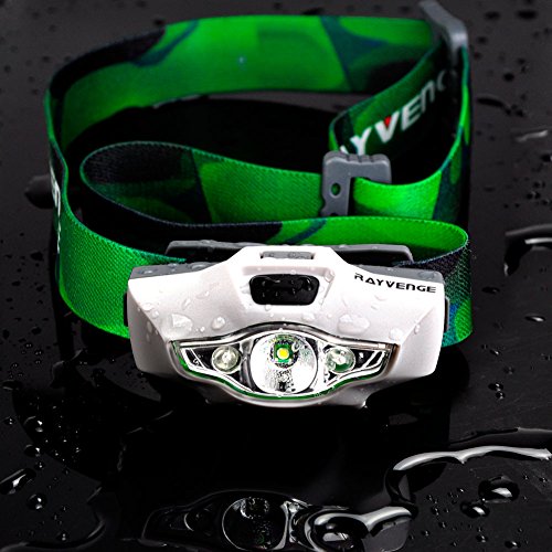 Rayvenge T1A LED Headlamp with Red Light, 115Lumen, 114Meter, IPX6