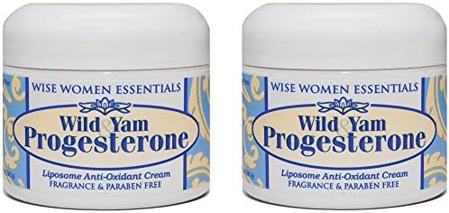 Wise Essentials Wild Yam &amp; Progesterone Cream Bio-identical - Non Toxic With Chaste Tree Berry - For Menopause and MidLife Changes. 2 oz - Paraben Free - Fragrance Free - Doctor Recommended