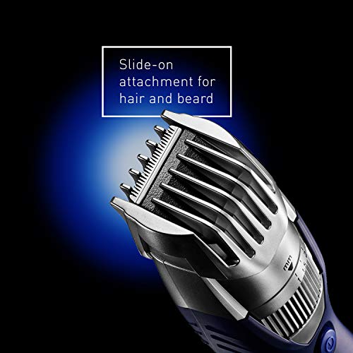 Panasonic Beard Trimmer and Mustache Trimmer for Men ER-GB40-S, Wet/Dry Cordless Hair Trimmer with 19 Adjustable Trim Settings, Washable