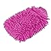 BesMelody House Cleaning and Car Wash Mitts, Home Dusting Microfiber Gloves, Washing Clean Polish Faster (2-Pack, Green/Blue)