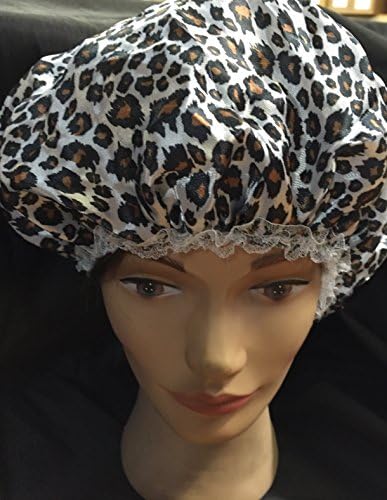 Shower Cap Bath Cap Leopard Insulated Shower Cap