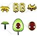 18 Pieces Taco Bout A Baby Balloons Decorations Supplies, Fiesta Theme Baby Shower Pregnancy Announcement Gold Letter Balloons, First 1st Birthday Party Gender Reveal Party Supplies
